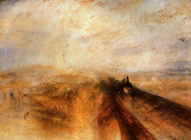Joseph Mallord William Turner Rain, Steam and Speed The Great Western Railway oil painting image